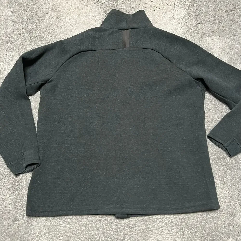 Nike Sweatshirt Mens XL NSW Tech SportWear Fleece Green Collar Jacket